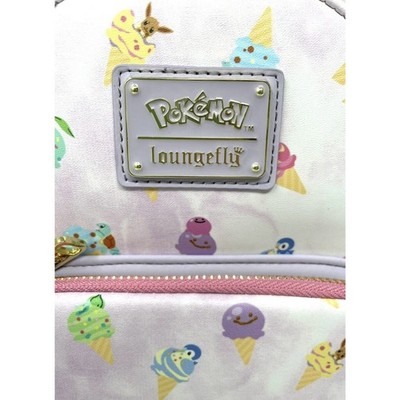 Loungefly Pokemon Ice Cream Mini Backpack Card Holder Wallet 