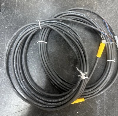 NEW Turck PKG 3M-5/S90/S618 U2516-25 3-Pin Female Actuator & Sensor Cable