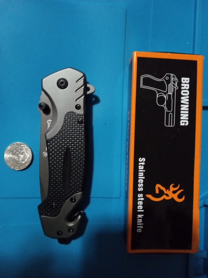 Browning Stainless Steel Pocket Knife Extremely Sharp - Image 4 of 4