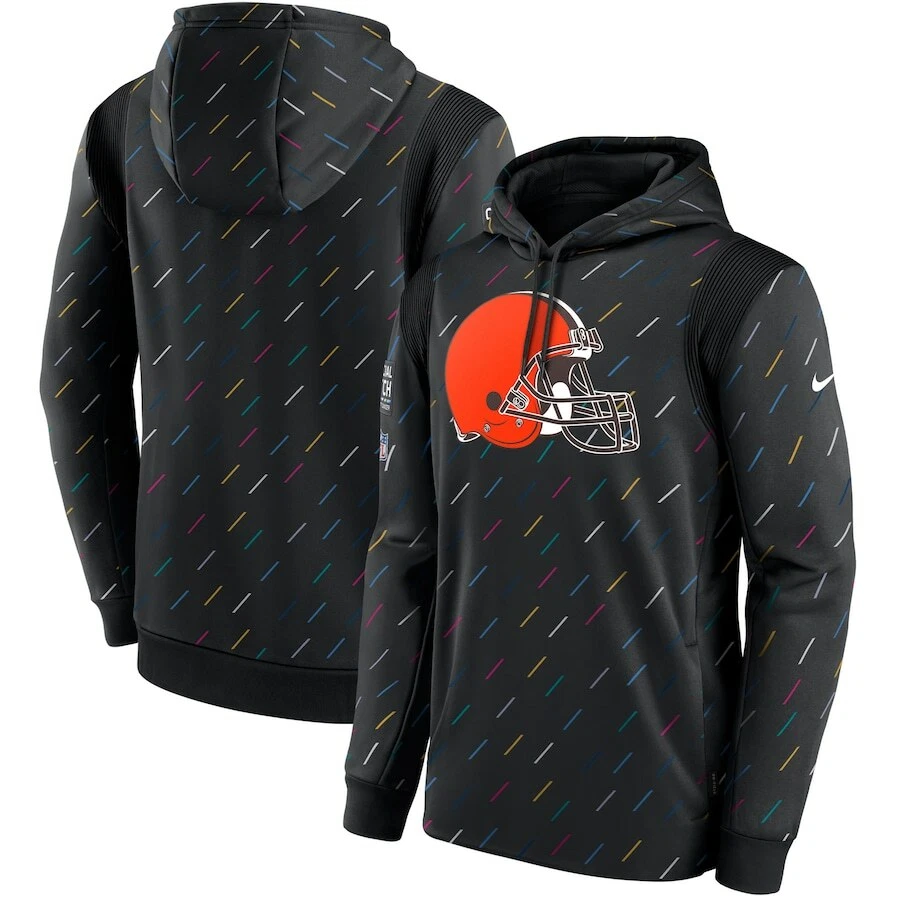 CLEVELAND BROWNS Nike 2021 Crucial Catch Sideline Performance Hoodie Men s 2XL