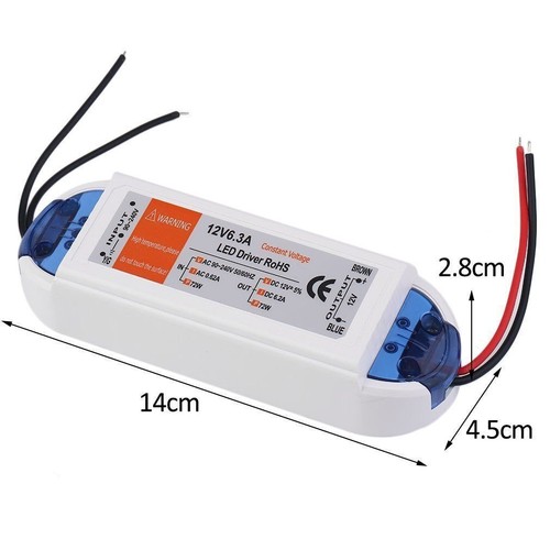 Adaptador de fuente de alimentación 12V Transformadores LED AC 240V-DC 12V para tiras de LED - Imagen 44 de 49