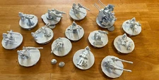 Warhammer 40K Astra Militarum Sabre Defence Platforms Custom Metal Models