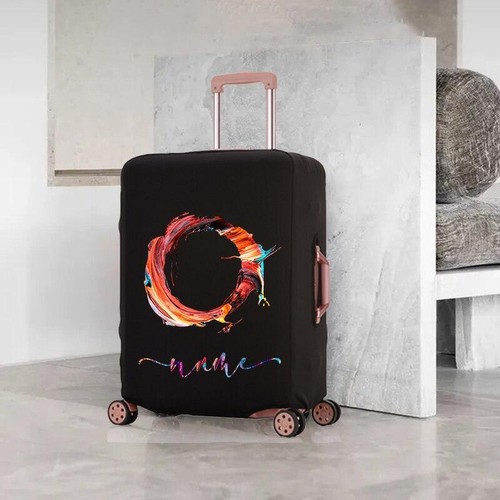 Personalized Name Suitcase Cover Protector Luggage Case Elastic Suitcase 18"-32” - Picture 26 of 37