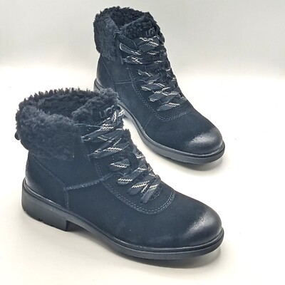 UGG “Harrison Cozy Lace” Women's Waterproof Leather/Shearling Boot