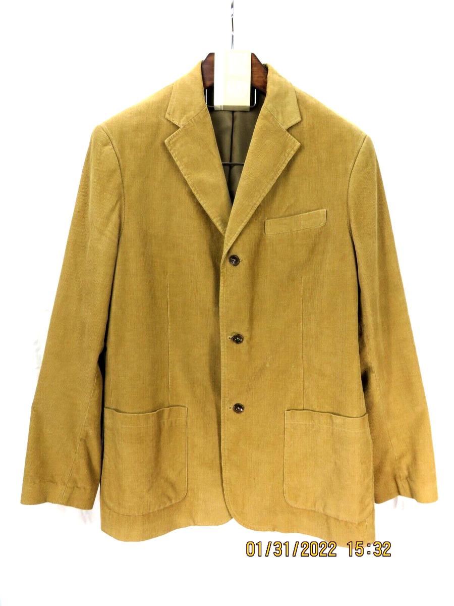 EDDIE BAUER SZ XL Tall 100% Cotton Men's Earth Yellow