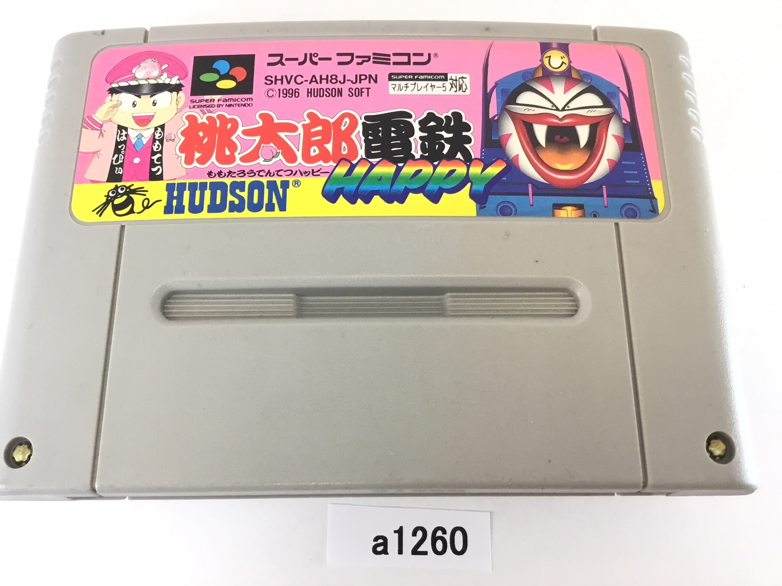 A1260 Momotarou Dentetsu Happy Momotetsu SNES SFC Nintendo Super Famicom Japon