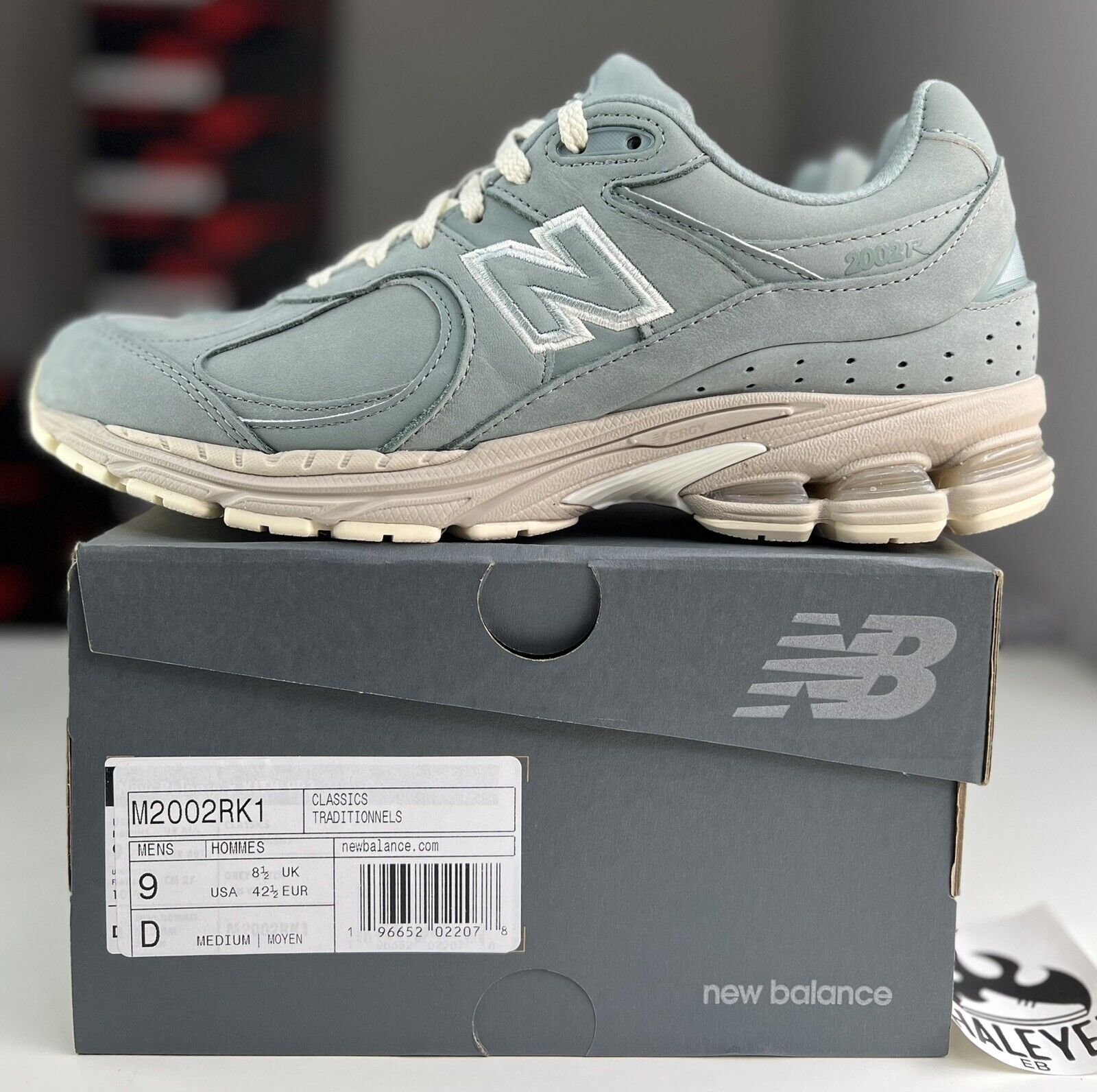 KITH × NewBalance 2002RK1 Pistachio 28cm-