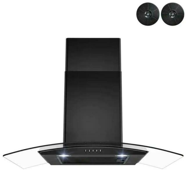 black extractor hood 60cm