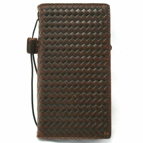 Genuine Vintage Leather Case For OnePlus 9 Wallet Book Luxury Retro Holder Art - Picture 2 of 6
