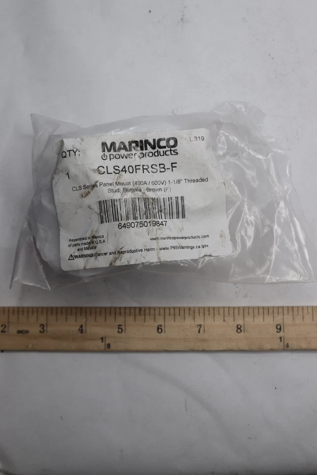 Marinco CLS Panel Mount 400A 600V Female Brown CLS40FRSB-F - Image 2 of 3