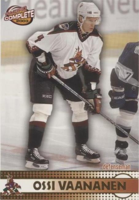 2002-03 Pacific Complete - Ossi Vaananen #185 - 1 of 1