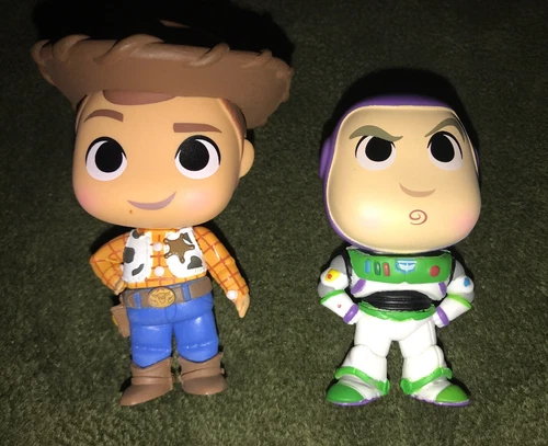 Funko Mystery Minis Toy Story 4 WOODY + BUZZ Mini Set Lot