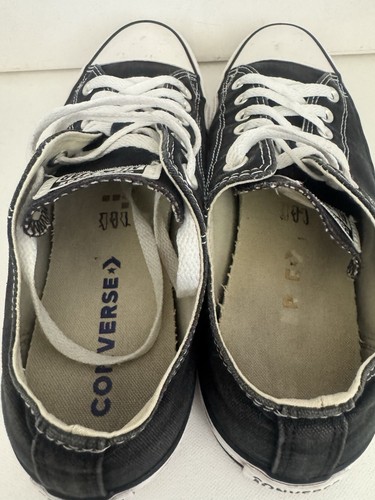 Converse Unisex All Star M9166 Black Casual Shoes Sneakers Size M 9 W 11 - Picture 4 of 7