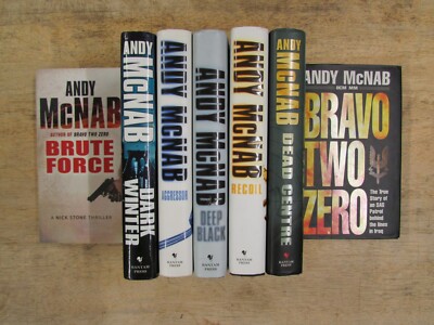 7 ACTION PACKED NOVELS by ANDY MCNAB ** FREE UK POST ** HARDBACK