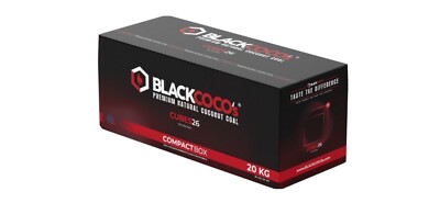 BLACKCOCO s Premium Shisha Kokosnuss-Naturkohle - 20kg