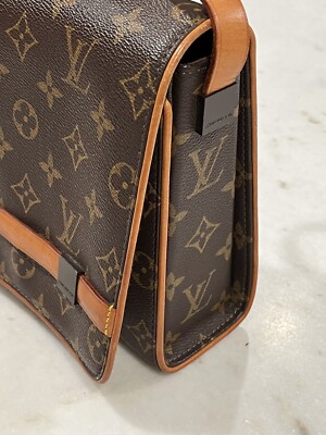 LOUIS VUITTON LEATHER *2002 MONOGRAM TRIBECA* SHOULDER BAG HANDBAG