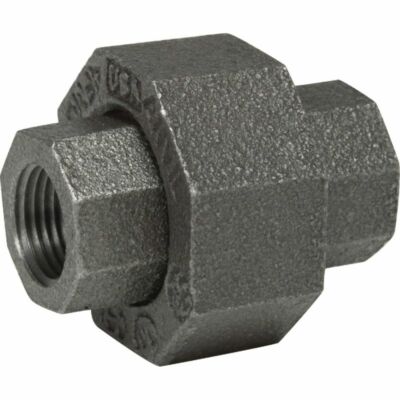 (40)-Anvil 1/2 In. Ground Joint Malleable Black Iron Union. Model: 8700162954