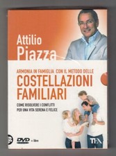 Dvd + libro ATTILIO PIAZZA Armonia in famiglia metodo COSTELLAZIONI FAMILIARI