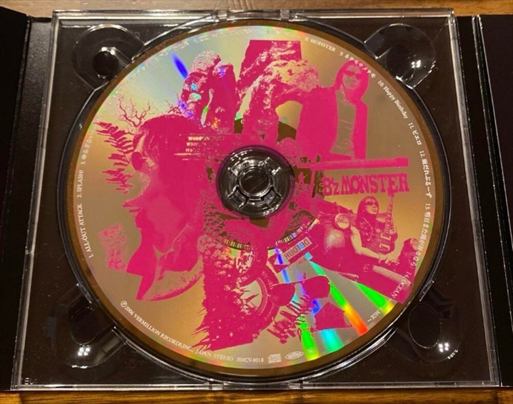 B'z Monster Audio Cd Album Rare Rock Songs Music 2006 Rock Tracks