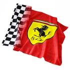 Licensed - Large High Quality Ferrari Flag -Indoor/Outdoor -100X150cm - 3'X5'
