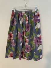 Vintage 70's Flower Skirt Small
