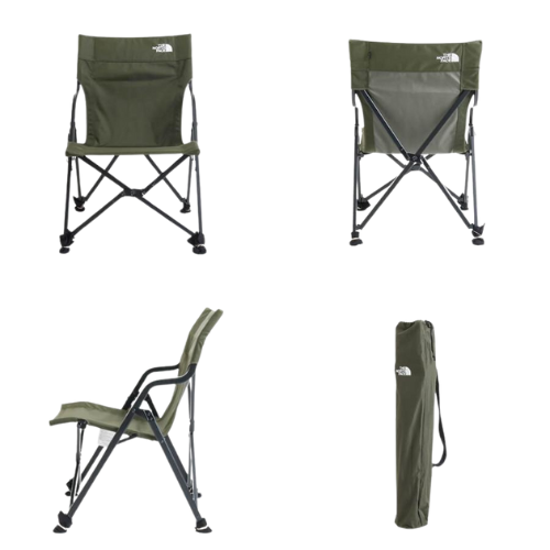 THE NORTH FACE TNF Camp Chair Slim NN32201 2 Colors H84×W51×D58cm