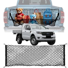 For Ford Ranger Rear Truck Bed Cargo Net Elastic Storage Mesh Adjustable w/Hook