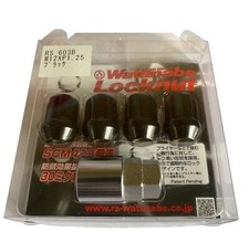 Rs Watanabe M12 X P1.25 Wheel Lock Nuts Black 4 Pcs Set Brand New In Stock