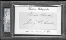 2010 Historic Autographs Dorsey Dixie Carroll Red Sox  Debut 1919 D.1984 1 of 1