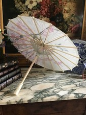 Asian/Chinese Paper Umbrella Parasol 22 Cherry blossoms, 22 inches across