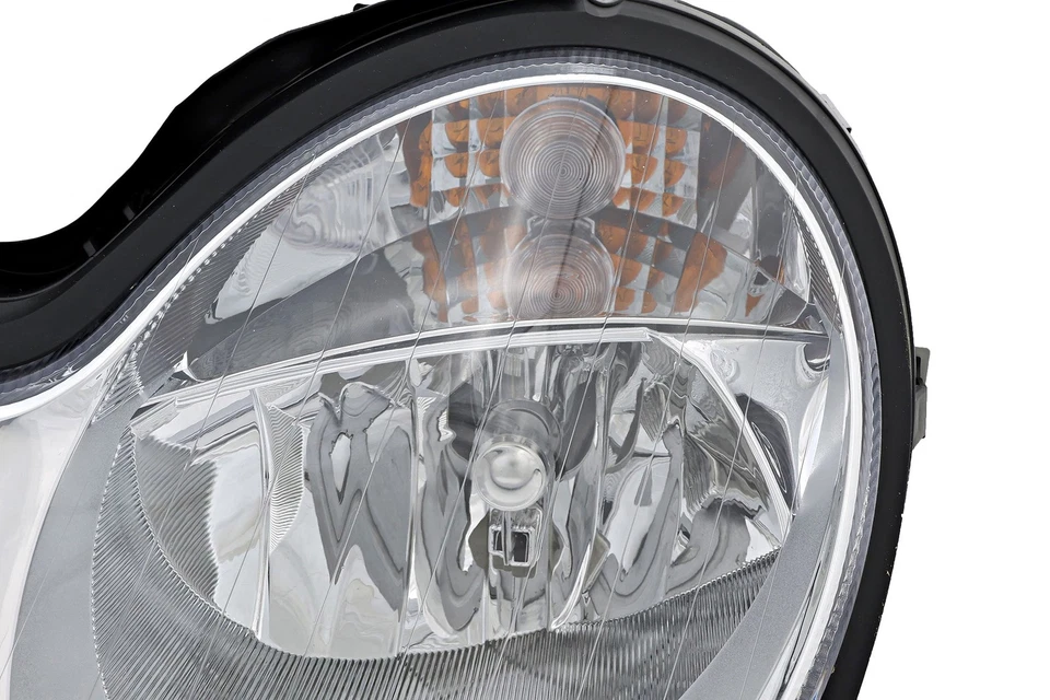 For 2005-2007 Mercedes Benz C Class Headlight Halogen Set Pair - Imagem 2 de 4