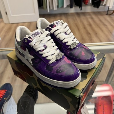 Size 11 - JJ LIN x A BATHING APE BAPE STA Shoes Purple WORN ONCE STEAL!
