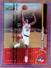 Larry Hughes 1998-99 Topps Finest #233 W/ Coating Rookie Card RC. rookie card picture