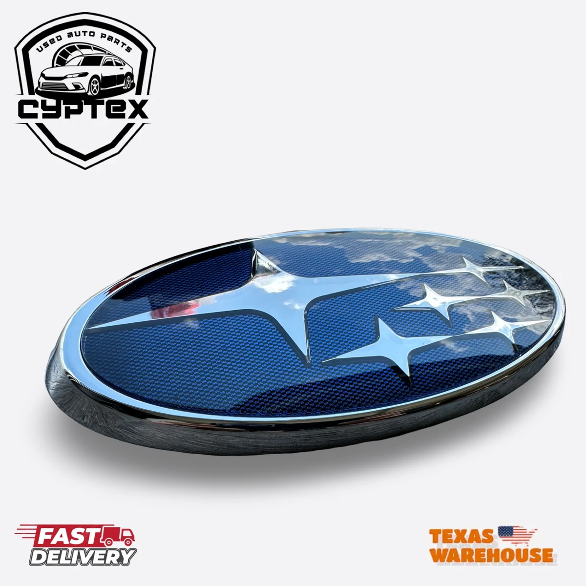 Preços baixos em Emblemas e ornamentos azuis para carros e