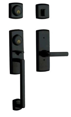 Baldwin 853851902LH Soho Left Handed Sectional Single Cylinder Keyed Entry Handl