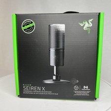 Razer Seiren X Microphone Classic Black USB Excellent Condition