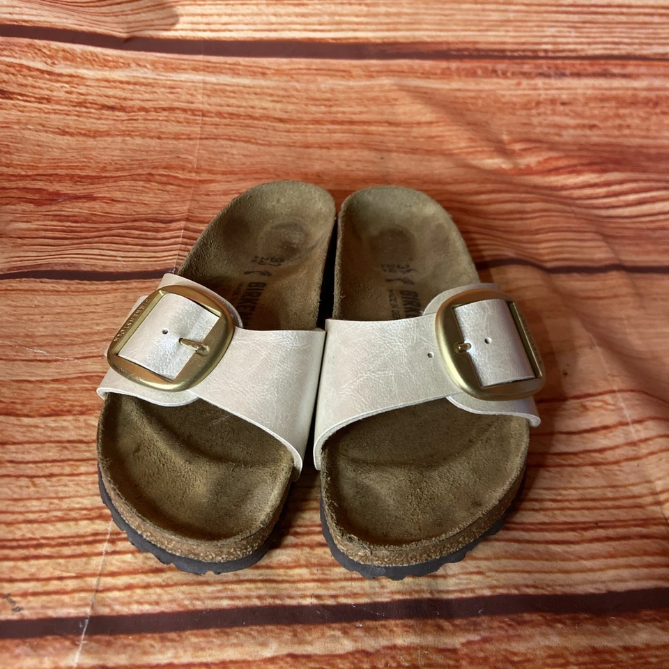 Sandalias Birkenstock Madrid Hebilla Grande Cuero Cómodas Talla 6.5 Foto 2 de 4