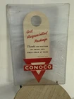 Vintage 1950's Coca-Cola Carton & Conoco Service Station Promotional Bottle Topp