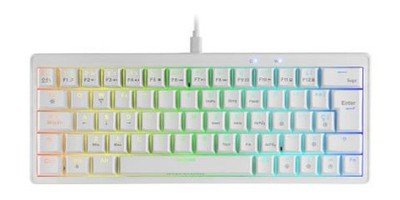 Mars Gaming MKMINIPRO USB-Tastatur Spanisch Weiß