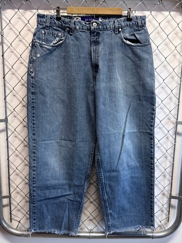 Vintage 90's Levi's Silver Tab Baggy Denim Skater Jeans Size 38x27 - Image 1