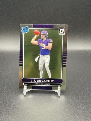 JJ McCarthy 2024 Panini Donruss Optic - 2014 Retro #10 Rookie RC Vikings Card