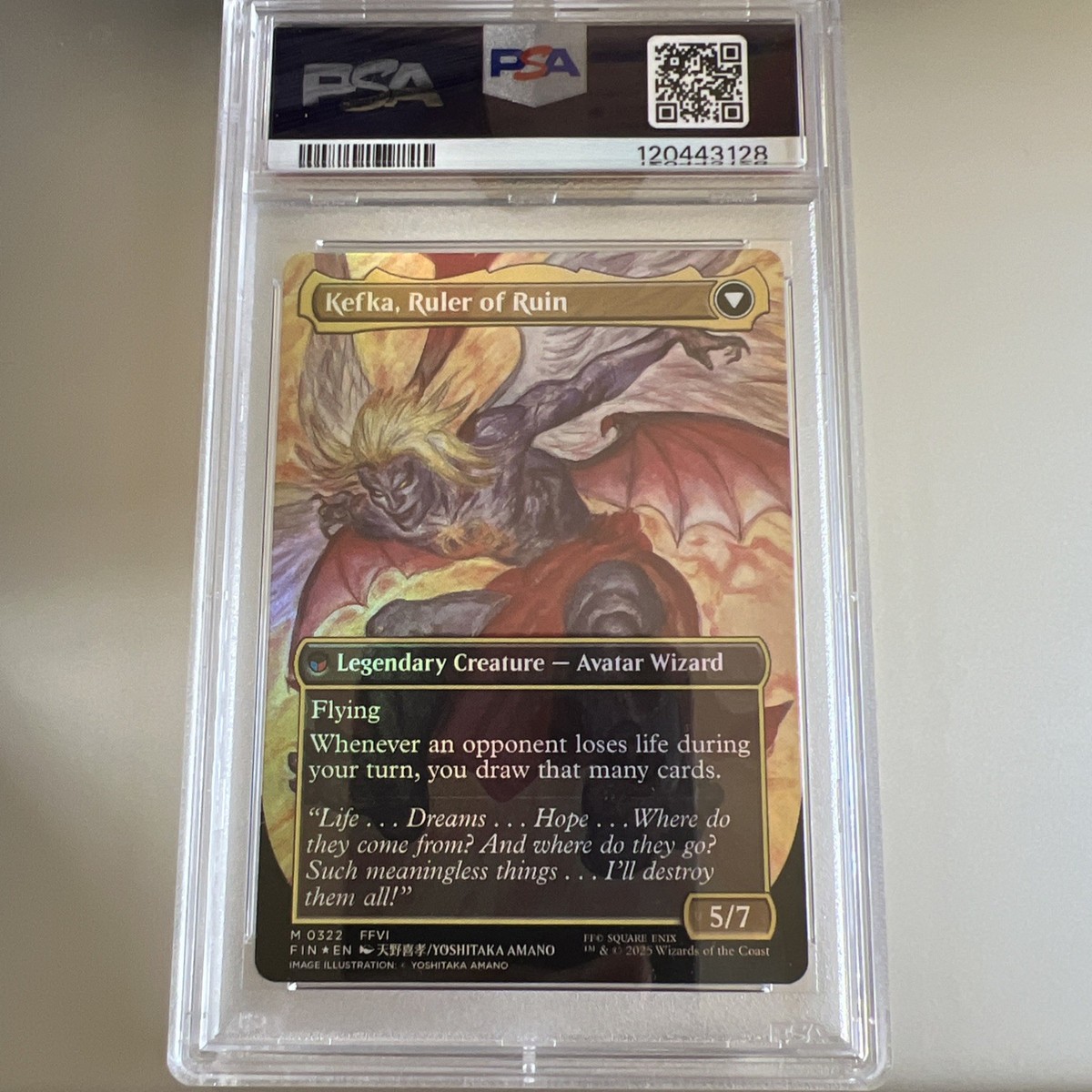Kefka, Court Mage (0322) (Borderless) Final Fantasy Foil for