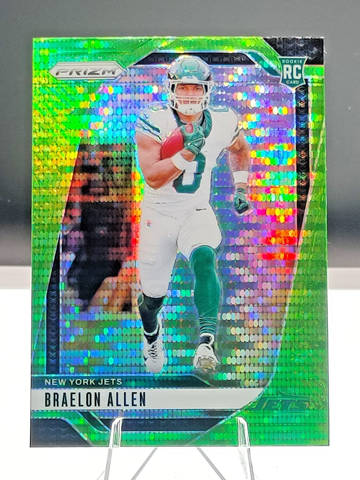 2024 Panini Prizm Football Braelon Allen 311 Green Pulsar Prizm Rookie