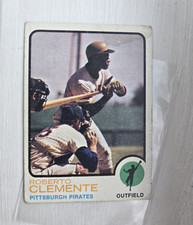 Topps 1973 Roberto Clemente #50 Pittsburgh Pirates Vintage MLB Baseball Card.
