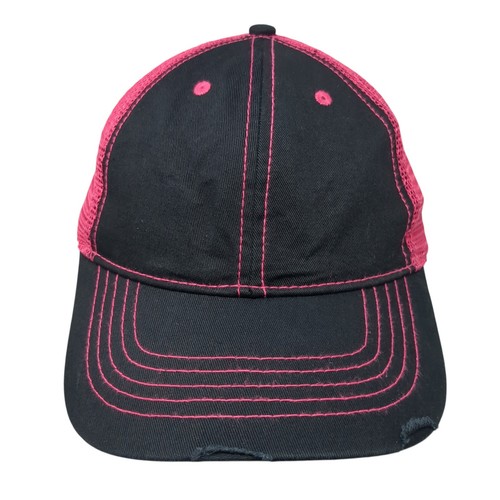 Unbranded Strapback Trucker Hat Multicolor One Size Adjustable Mesh Back Blank