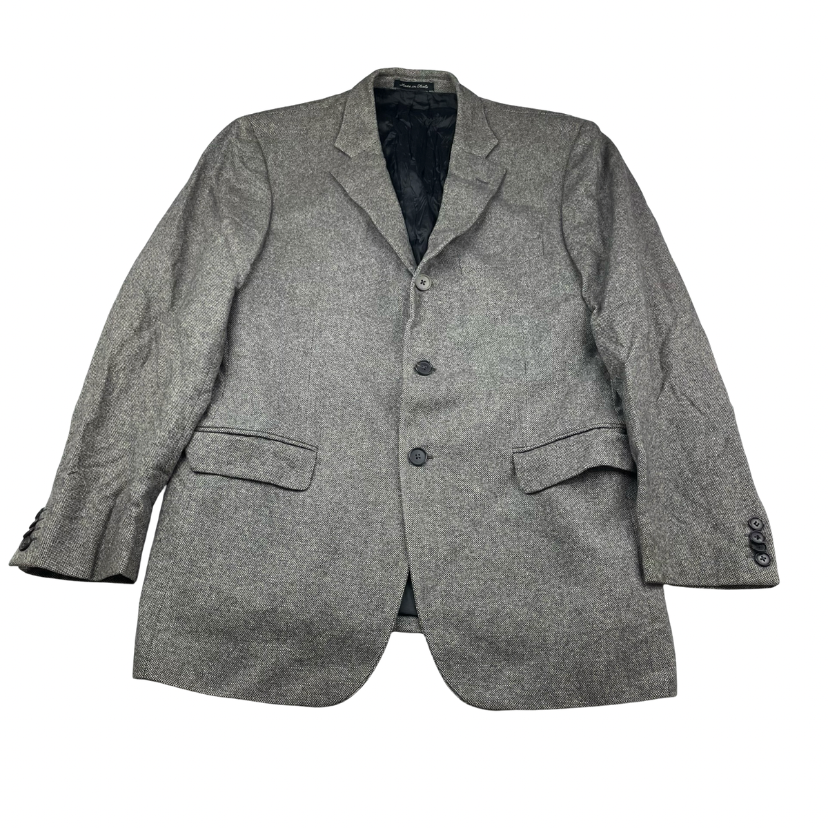 Cantarelli Men's Wool/Cashmere 3/2 Roll Blazer Gray • Italy • 42R