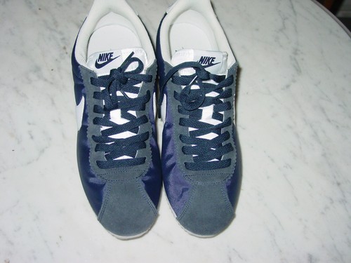 2016 Nike Cortez Classic Nylon Midnight Navy/White 749864-411 Shoes! Size 9.5 - Picture 8 of 16