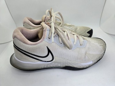 Nike Court Air Zoom Vapor Cage 4 Tennis Shoes Womens 6 White Pickleball Sneakers