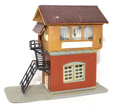 Kibri H0 815 / 39477 Stellwerk Marbach ca. 12 x 5,4 x 10,3 cm - H0 HO 1:87