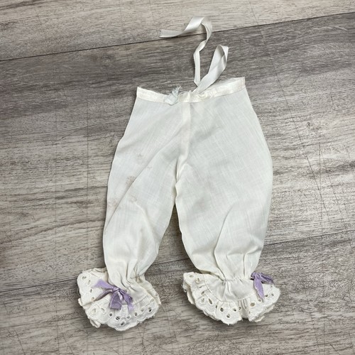 Madame Alexander Puppe Bloomers Vintage Kleidung lila Schleife Akzent 15-16" Puppe